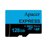 Карта пам'яті Apacer 128GB microSDXC class 10 UHS-I U3 V30 A1 Express (AP128GMCEXG3X17-RA)