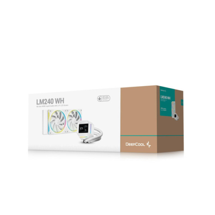 Система рідинного охолодження Deepcool LM240 WH (R-LM240-WHDMMC-1)