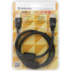Кабель мультимедійний HDMI M to HDMI M 1.0m Defender (87340)