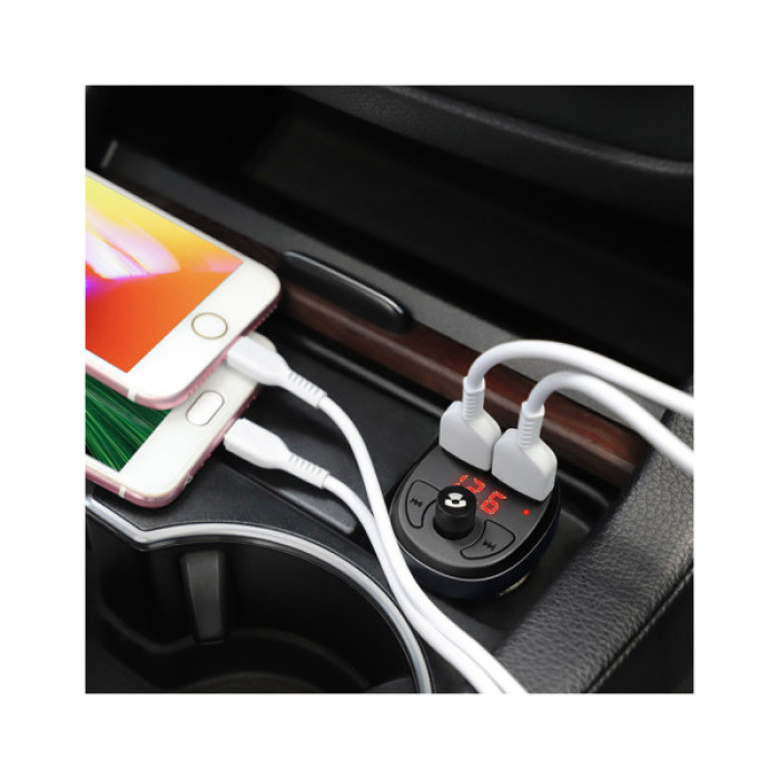 FM модулятор HOCO E41, Black, Box (E41)