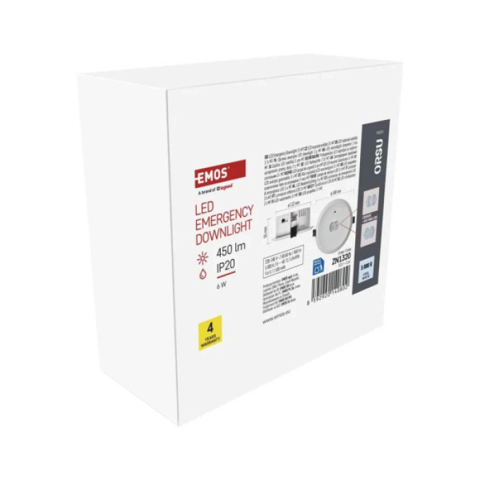 Світильник EMOS 6Вт 450лм (ZN1320)
