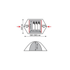 Намет Tramp Peak 2 v2 (TRT-025)