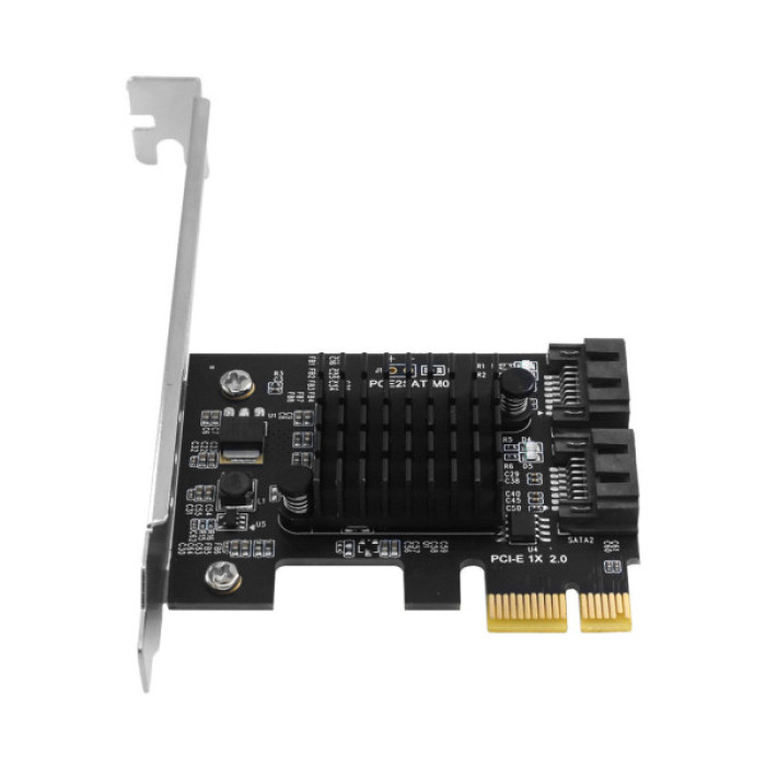 Контролер Dynamode PCI-E to 2 х SATA III (6 Gb/s), 2 ch (PCI-E-2xSATAIII-Marvell)