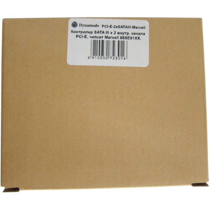 Контролер Dynamode PCI-E to 2 х SATA III (6 Gb/s), 2 ch (PCI-E-2xSATAIII-Marvell)