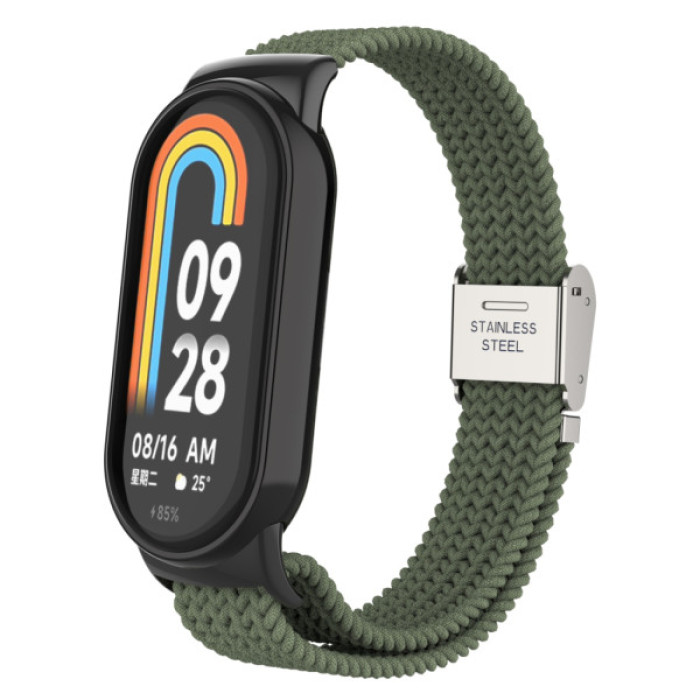 Ремінець до фітнес браслета Armorstandart Braided Solo Loop для Xiaomi Smart Band 10/9/8 Khaki (ARM86882)