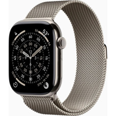 Смарт-годинник Apple Watch Series 11 GPS + Cellular 46mm Natural Titanium Case with Natural Milanese Loop - M/L (MFD04RK/A)
