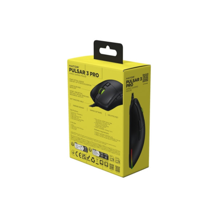 Мишка Hator Pulsar 3 Pro USB Black (HTM620)