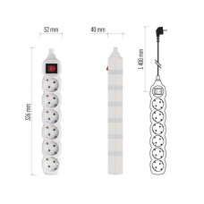 Мережевий подовжувач EMOS P1621