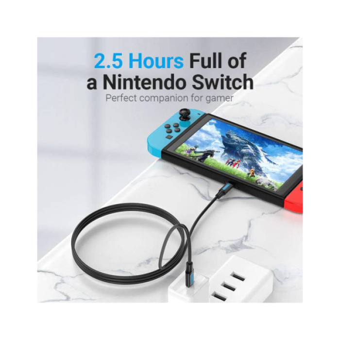 Дата кабель USB-C to USB-C 1.0m 2.0 100W VENTION (COTBF)