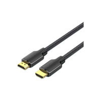 Кабель мультимедійний HDMI M to HDMI M 5.0m 4K60Hz cotton braided black Vention (ALLBJ)