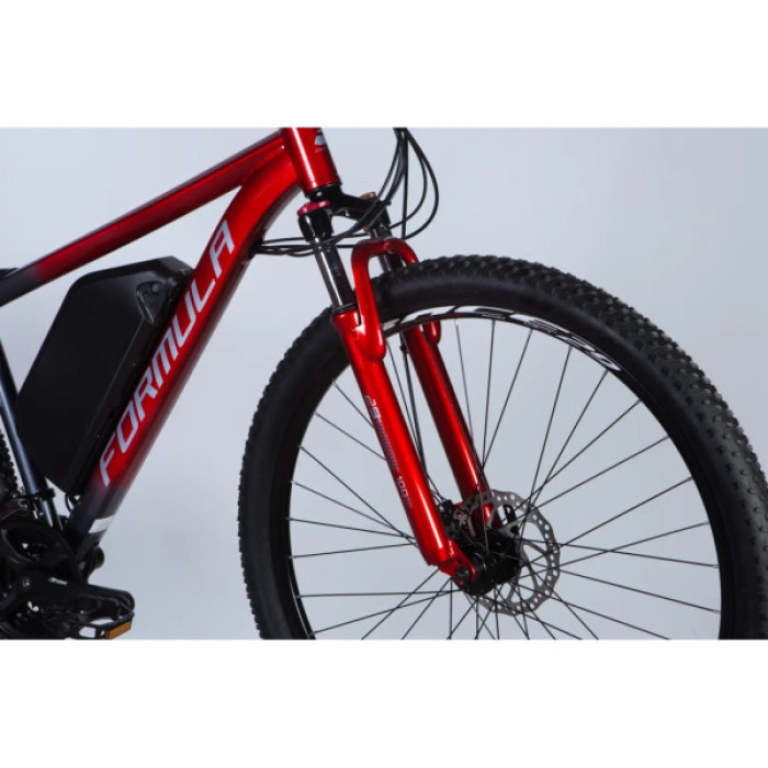 Електровелосипед Formula 29" eF-1 DD CS рама-18,5" 48B 17.5А*г 500Вт 2026 червоно-сріблястий (ELB-FR-29-251)