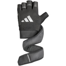 Рукавички для фітнесу Adidas Wrist Wrap Training Gloves ADGB-15050 чорний XS (885652028745)