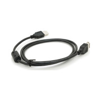 Дата кабель USB 2.0 AM/AF 1.0m ferrite black Voltronic (YT-AM/AF-1.0B)
