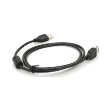 Дата кабель USB 2.0 AM/AF 1.0m ferrite black Voltronic (YT-AM/AF-1.0B)