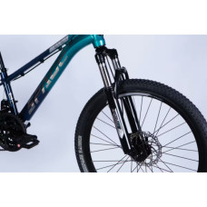 Велосипед Space 24" PHAETON DD FR рама-11" AL 2026 синьо-бірюзовий (OPS-SP-24-073)