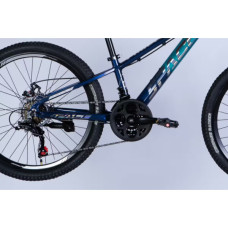 Велосипед Space 24" PHAETON DD FR рама-11" AL 2026 синьо-бірюзовий (OPS-SP-24-073)