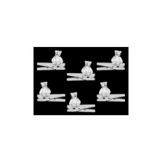 Прикраса декоративна Jumi Прищіпки Ведмедик 6 шт (5900410681750)