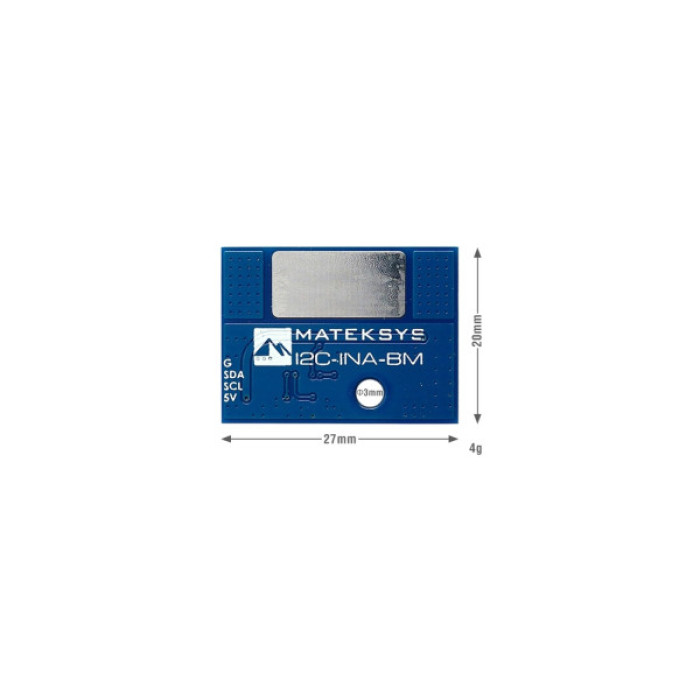 Датчик струму MATEK I2C-INA-BM (I2CINABM)