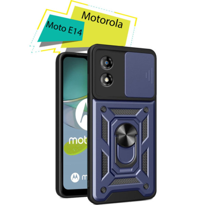 Чохол до мобільного телефона BeCover Military Motorola Moto E14 Blue (713053)