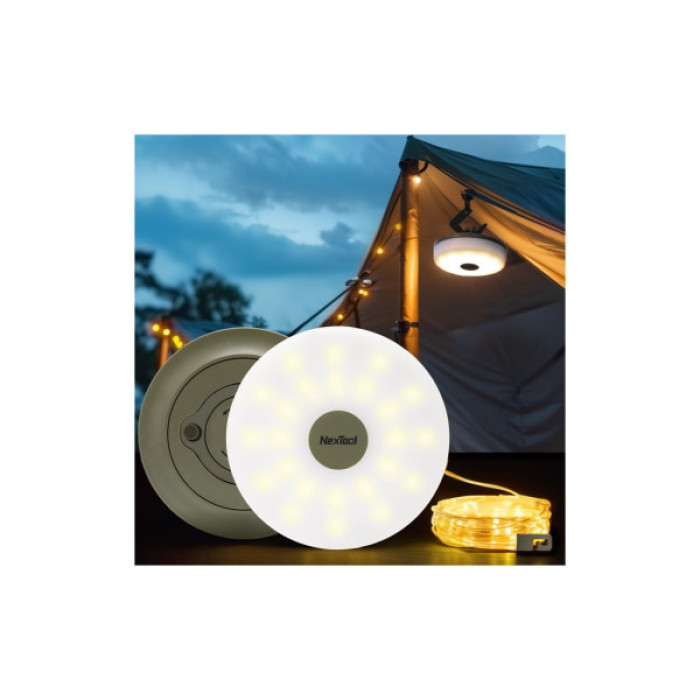 Ліхтар NexTool Milky Way - GW20, біла (20 метрів) (NE20328)