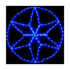 Гірлянда Delux Motif flash Star 60 х 60 см синій P44 EN (90012984)