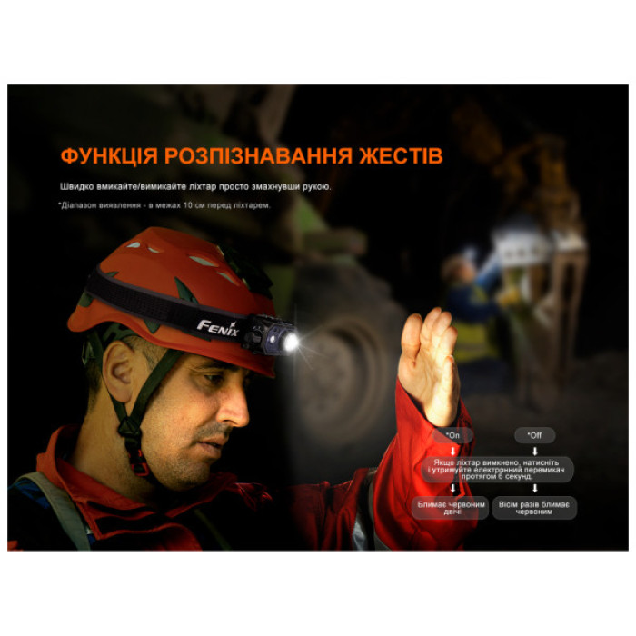 Ліхтар Fenix HL45R LED з безконтактним датчиком (HL45RLED)