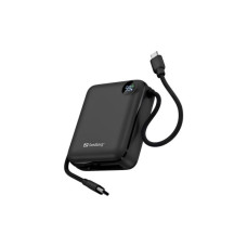 Батарея універсальна Sandberg 10000mAh PD/3.1/20W, QC/3.0, USB-C In/Out, with 2 cables USB-C (421-26)