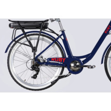 Електровелосипед Dorozhnik 26" eRUBY DD FR рама-17" 36B 13А*г 500Вт 2026 темно-синій (ELB-D-26-299)