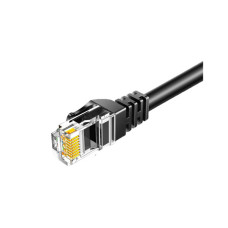 Патч-корд 15м UTP cat 6 RJ45 TopSpeed Ethernet Round Cable Black Essager (EXCWXY-JSE01)