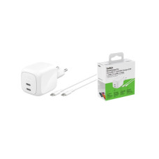 Зарядний пристрій Belkin 2xUSB-C PD67W GaN PPS + cable USB-C to USB-C 2.0m white (WCH020KQ2MWH-B6)