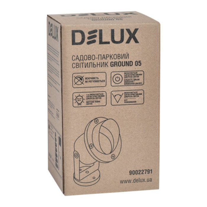 Світильник Delux GROUND 05_MR16 230V IP64 (90022791)