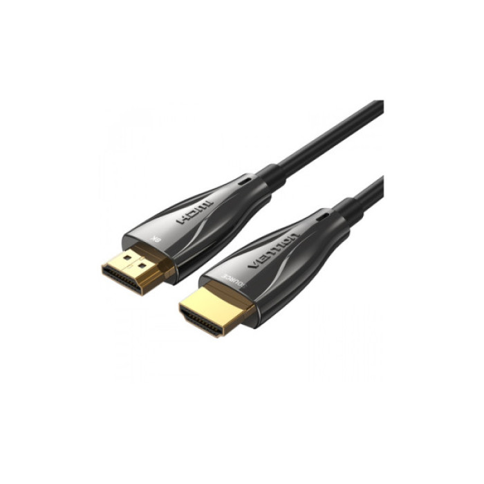Кабель мультимедійний HDMI M to HDMI M 60.0m V2.1 Optical 8K 60Hz 48Gbps Dolby 7.1 black Vention (ALBBAE)