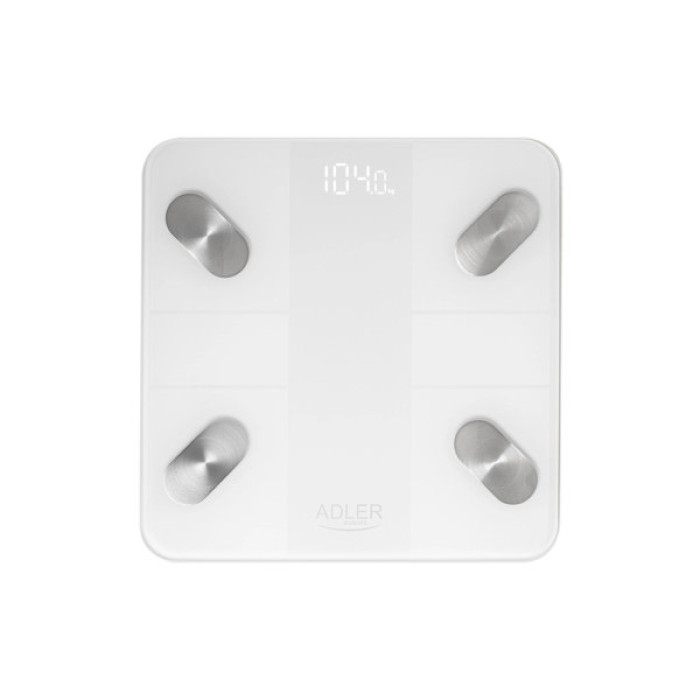 Ваги підлогові Adler AD 8186 white (AD8186W)