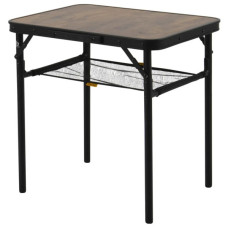 Туристичний стіл Bo-Camp Garland 60x45 cm Black/Wood look (1404195) (DAS303266)
