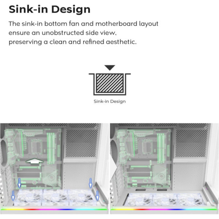 Корпус MONTECH HS01 PRO (W)