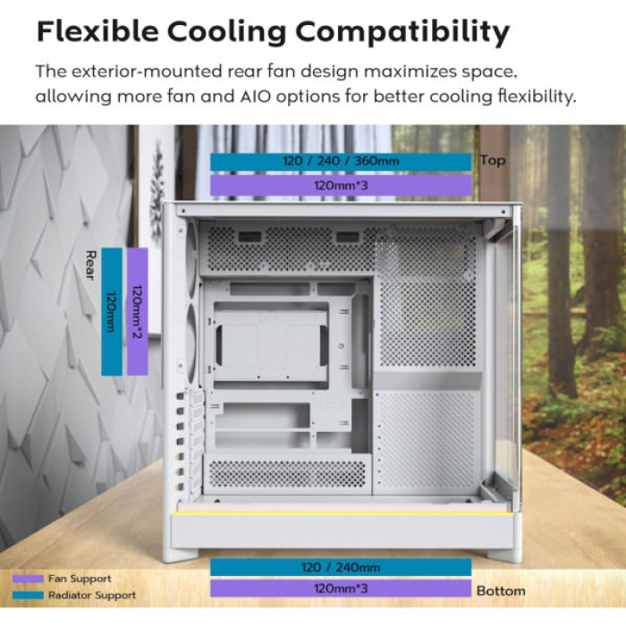 Корпус MONTECH HS01 PRO (W)