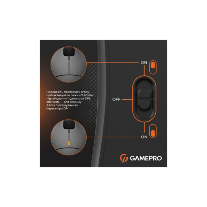 Мишка GamePro GM990B Wireless Black (GM990B)