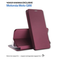 Чохол до мобільного телефона BeCover Exclusive Motorola Moto G86 Red Wine (715355)