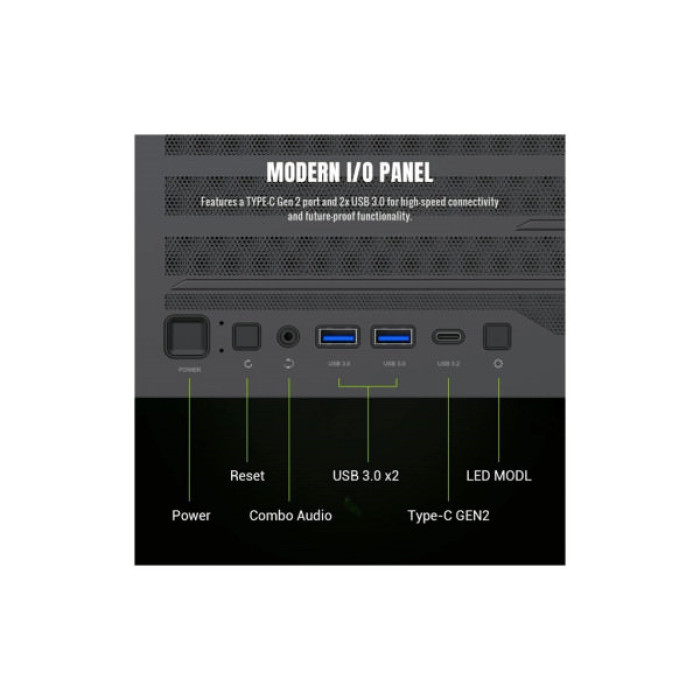 Корпус Gamemax LEADER 2 BK