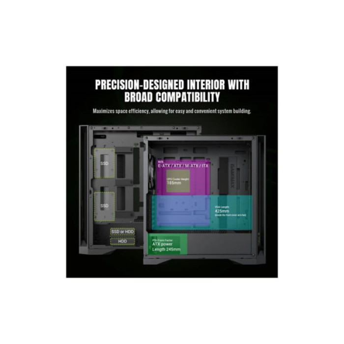 Корпус Gamemax LEADER 2 BK