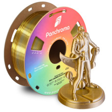 Пластик для 3D-принтера Polymaker PLA PANCHROMA DUAL SILK 1,75mm 1kg Gold-Silver (CA03027)