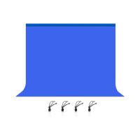 Фон Puluz PU5214L backdrop 3x2 m blue (PU5214L)