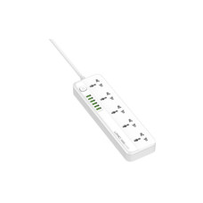 Мережевий фільтр живлення LDNIO SC5614 5роз. 3USB 2м (SC5614)