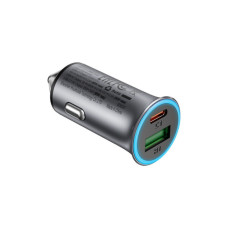 Зарядний пристрій Acefast 1xUSB-C + 1xUSB 95W car adapter B16 black (6974316284970)