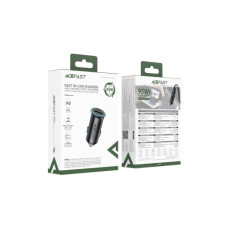 Зарядний пристрій Acefast 1xUSB-C + 1xUSB 95W car adapter B16 black (6974316284970)