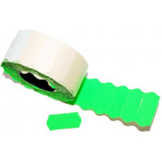 Етикет-стрічка Aurika 26х12 green, 25 рул (2612G)