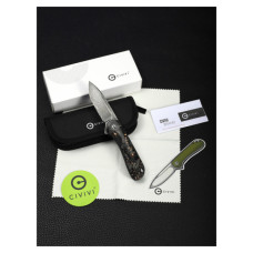 Ніж Civivi Elementum, Damascus, Carbon Fiber (C907C-DS3)