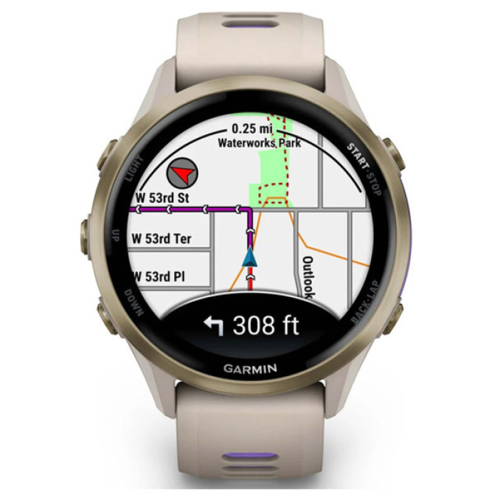 Смарт-годинник Garmin Forerunner 970, French Gray/Indigo, GPS (010-02969-12)