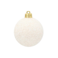 Ялинкова іграшка Chomik пластикові кульки компл. 16 шт, 6см, шампань (5900779853140_1)