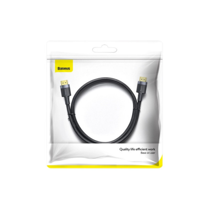 Кабель мультимедійний HDMI M to HDMI M 2.0m 4K Baseus (CADKLF-F01)